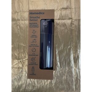 Homedics TotalComfort Rechargeable Portable Ultrasonic Humidifier